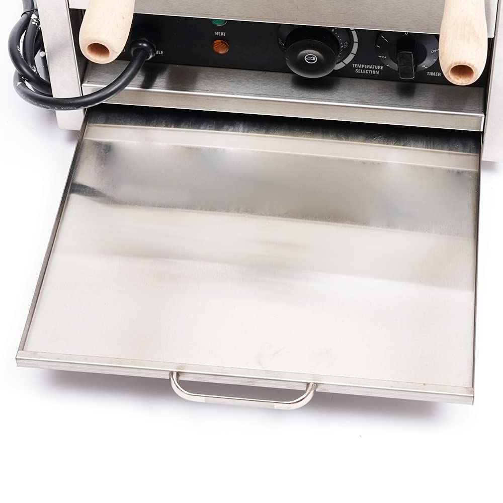 CNCEST 6-Piece Fish-Shaped Waffle Maker Set | Non-Stick Japanese Taiyaki Machine | 110V Electric Corn Dog & Hot Dog Waffle Iron | Commercial & Home Use | Perfect for Cafés, Street Food Stalls & Family Breakfasts