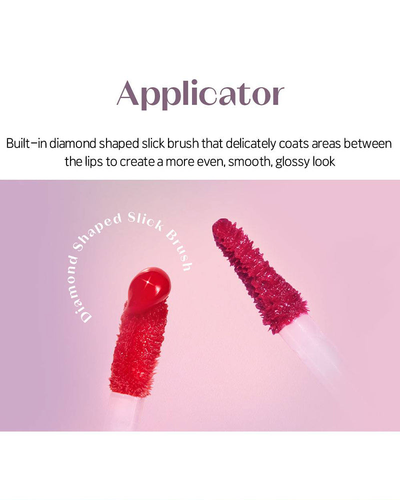 ETUDE Over Glowy Tint - Not Bad Collection | Hydrating Lip Tint with Shine | Perfect for Everyday Wear & Special Occasions