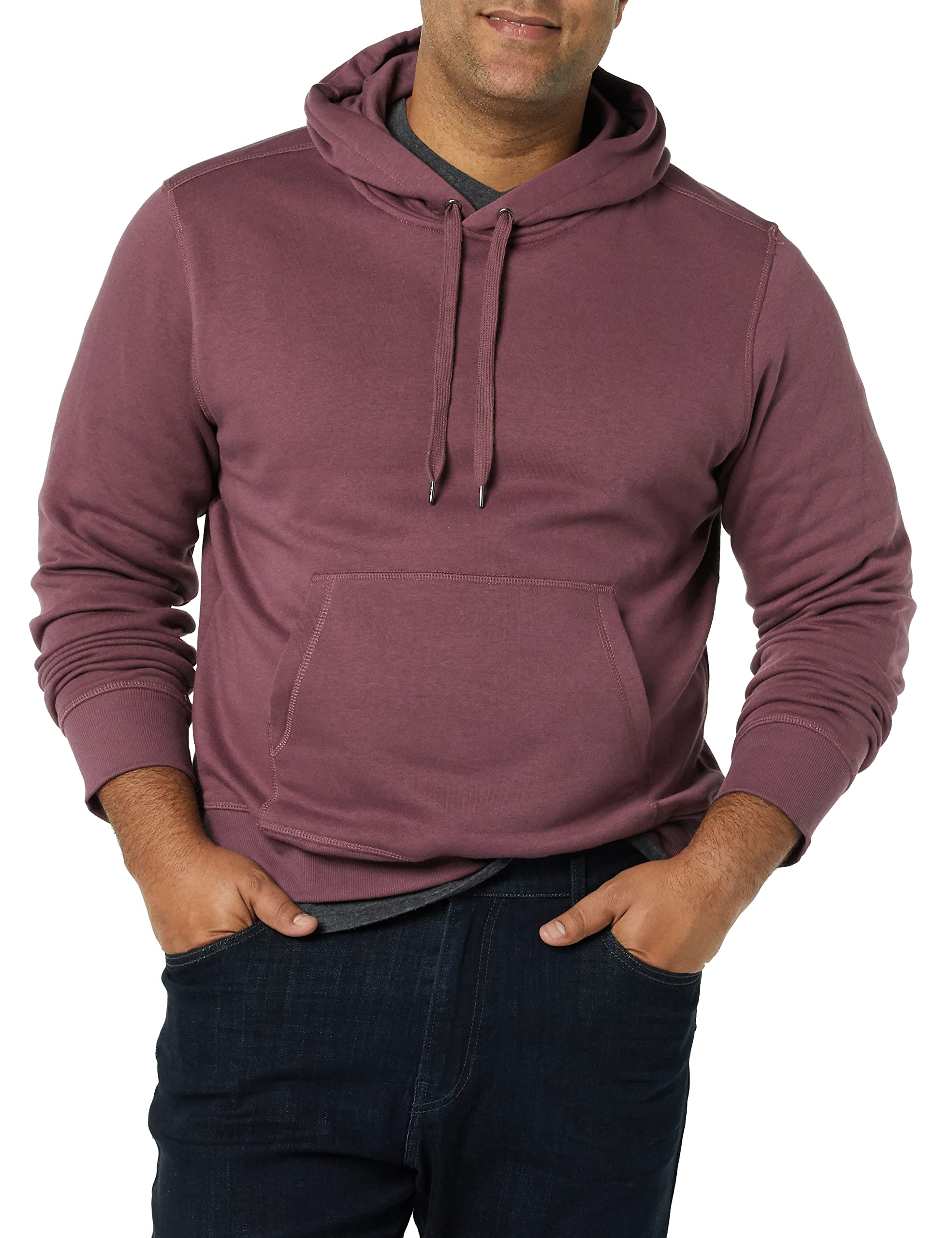 Amazon Essentials Men's Big & Tall Hoodie Sweatshirt - Soft Fleece Pullover for Casual Wear, Gym & Outdoor Activities