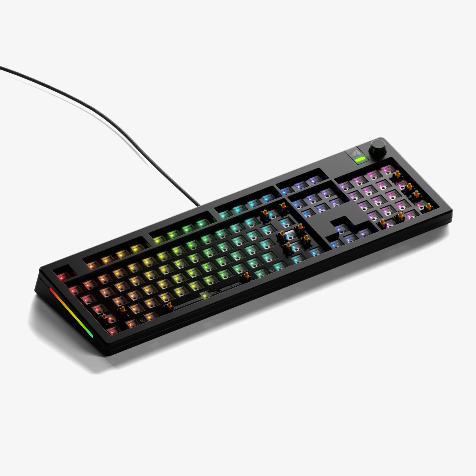 GMMK 3 60% Hot-Swappable Mechanical Gaming Keyboard Barebones Kit - Compact RGB Backlit for PC, Mac, Esports & Typing Enthusiasts