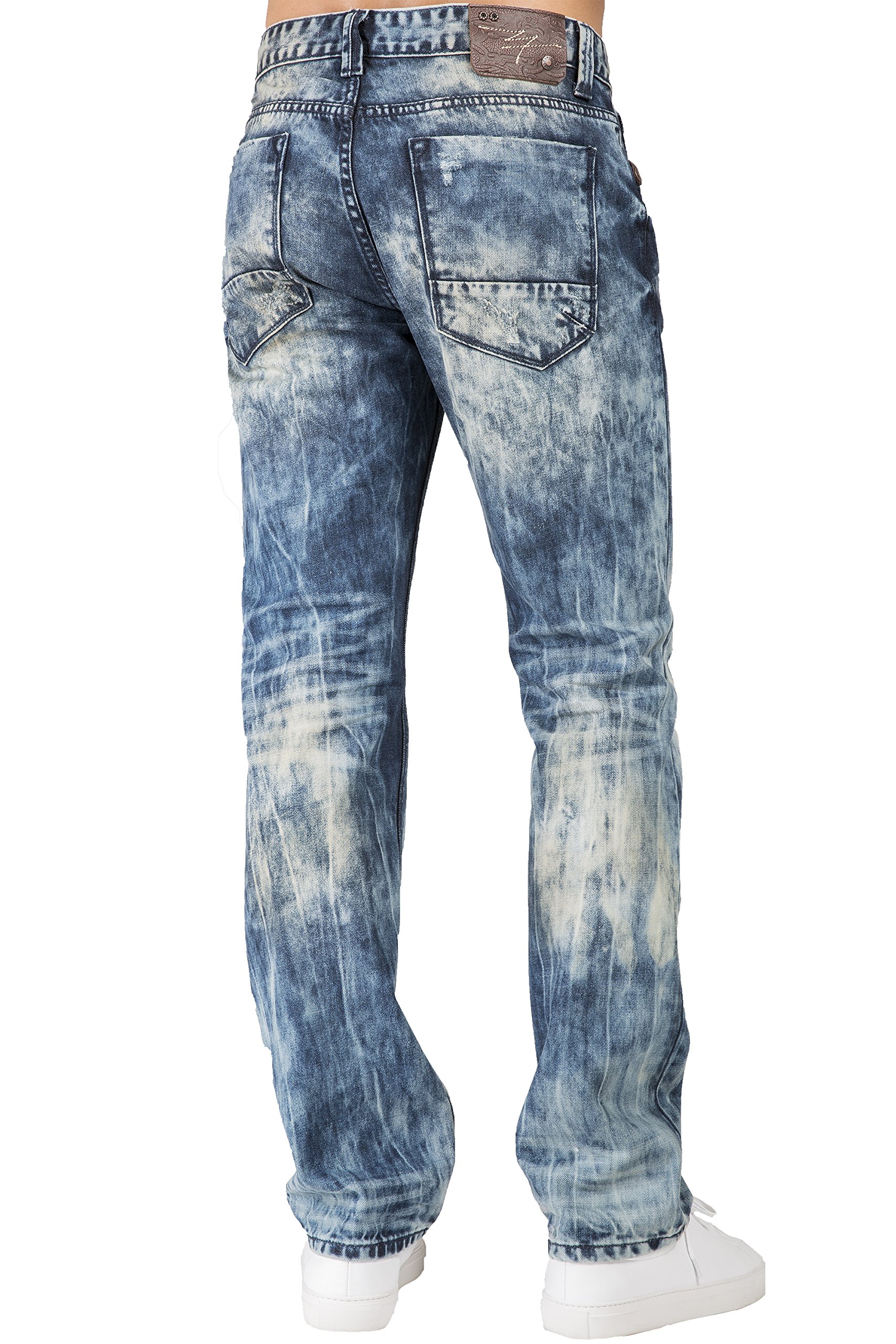 Premium Slim Straight Men's Denim Jeans - Level 7 Handcrafted Artisan Wash | Perfect for Casual Wear, Office & Night Out
