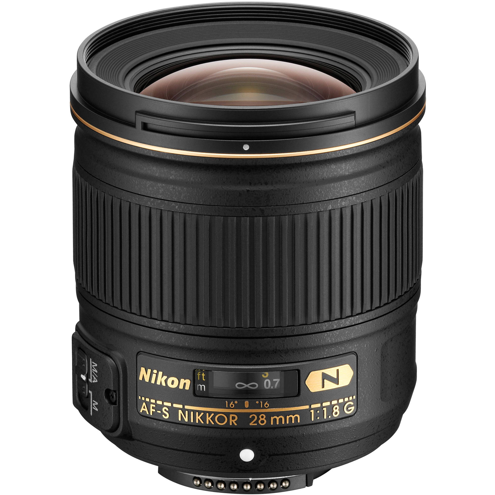 Nikon AF-S NIKKOR 28mm f/1.8G Wide Angle Prime Lens for DSLR Cameras - Perfect for Portraits, Low Light & Street Photography