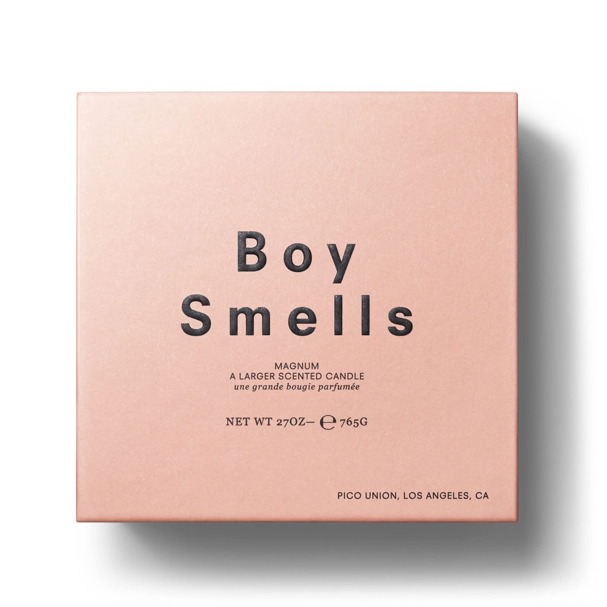 Boy Smells Les Scented Candle - Coconut Beeswax & Soy Blend Aromatherapy Candle for Men & Women | 27oz Jar, 110-Hour Burn Time | Perfect for Home Relaxation, Meditation & Romantic Ambiance