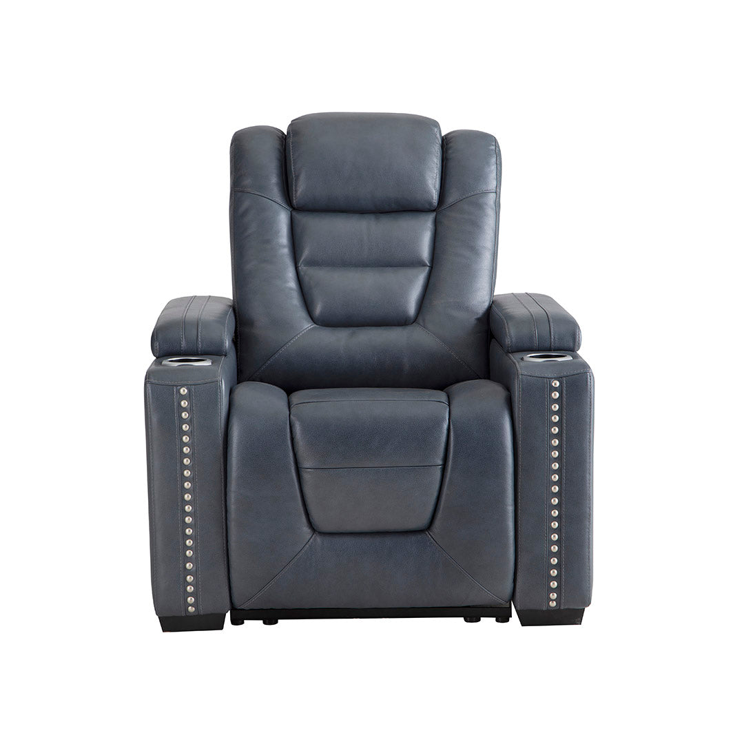Admiral Zero Gravity Power Recliner Chair - Electric Massage Recliner with Heat & USB Charging - Perfect for Living Room, Home Theater & Office Relaxation