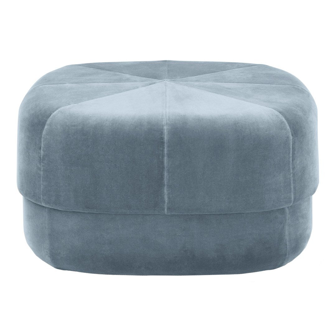 Velour Circus Pouf - Stylish and Comfortable Floor Seating for Kids' Rooms, Playrooms, and Living Rooms