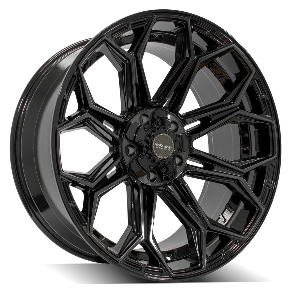 4Play Gen3 4P83 Gloss Black Wheels 22x10.0 18