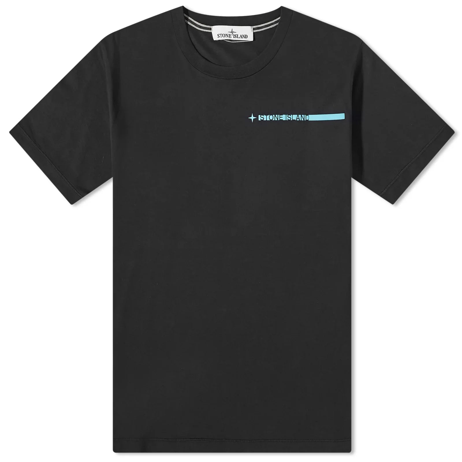 Stone Island Black Logo T-Shirt for Men | Premium Cotton Short Sleeve Tee | Streetwear & Casual Style | Perfect for Everyday Wear & Urban Fashion