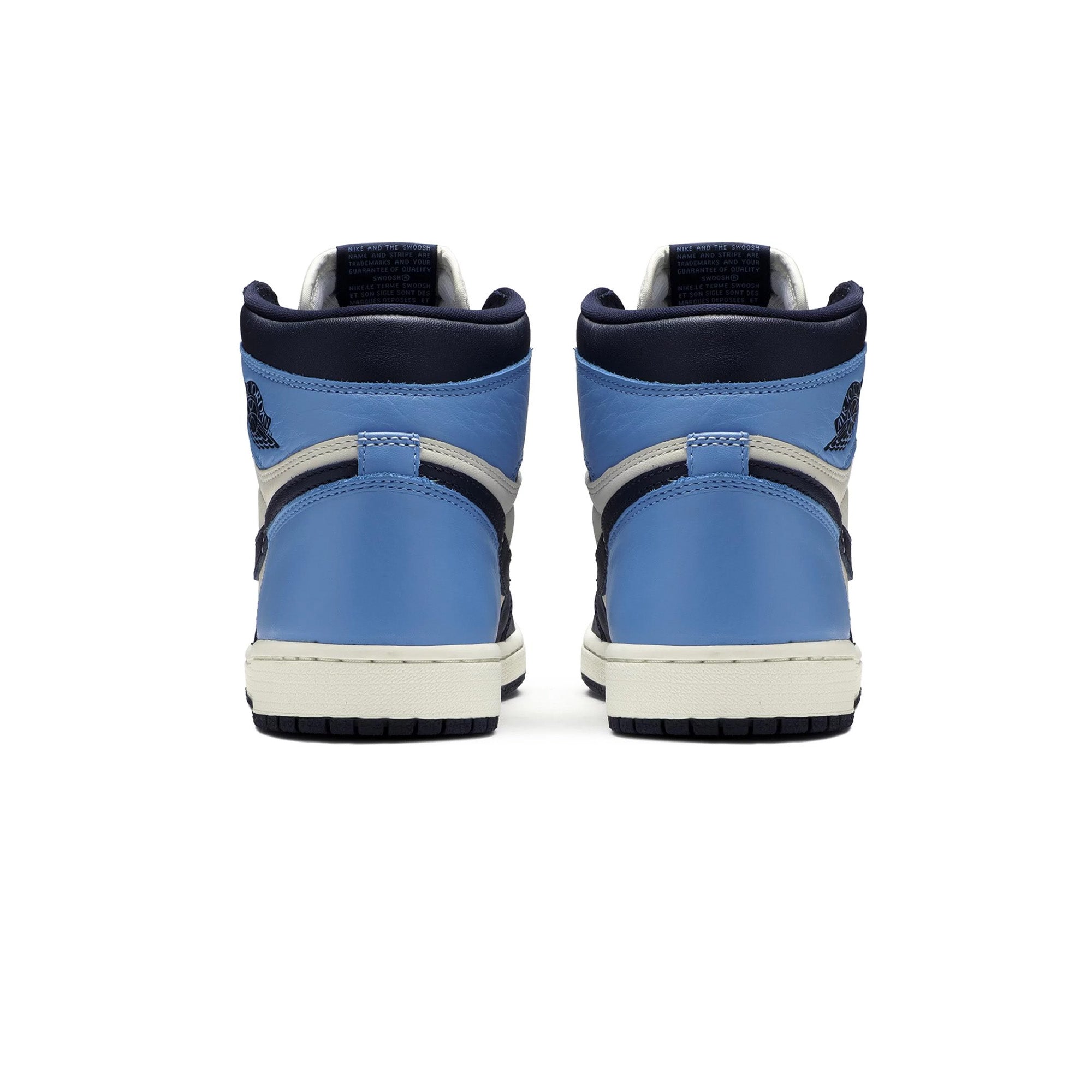 Air Jordan 1 Retro High OG 'Obsidian' Sneakers (2019 Release) - Men's Basketball Shoes for Streetwear & Casual Style