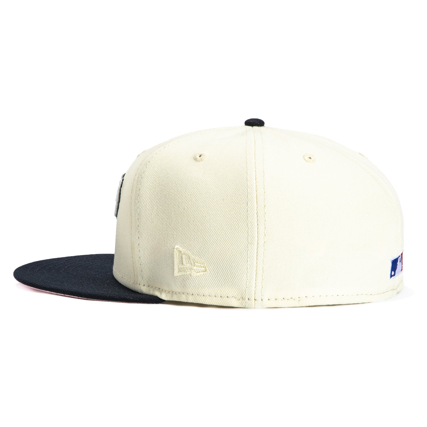 New Era 59Fifty San Francisco Giants 2007 All-Star Game Patch Script Baseball Cap - White & Black Barbershop Style Hat for Men's Fashion & Sports Fans