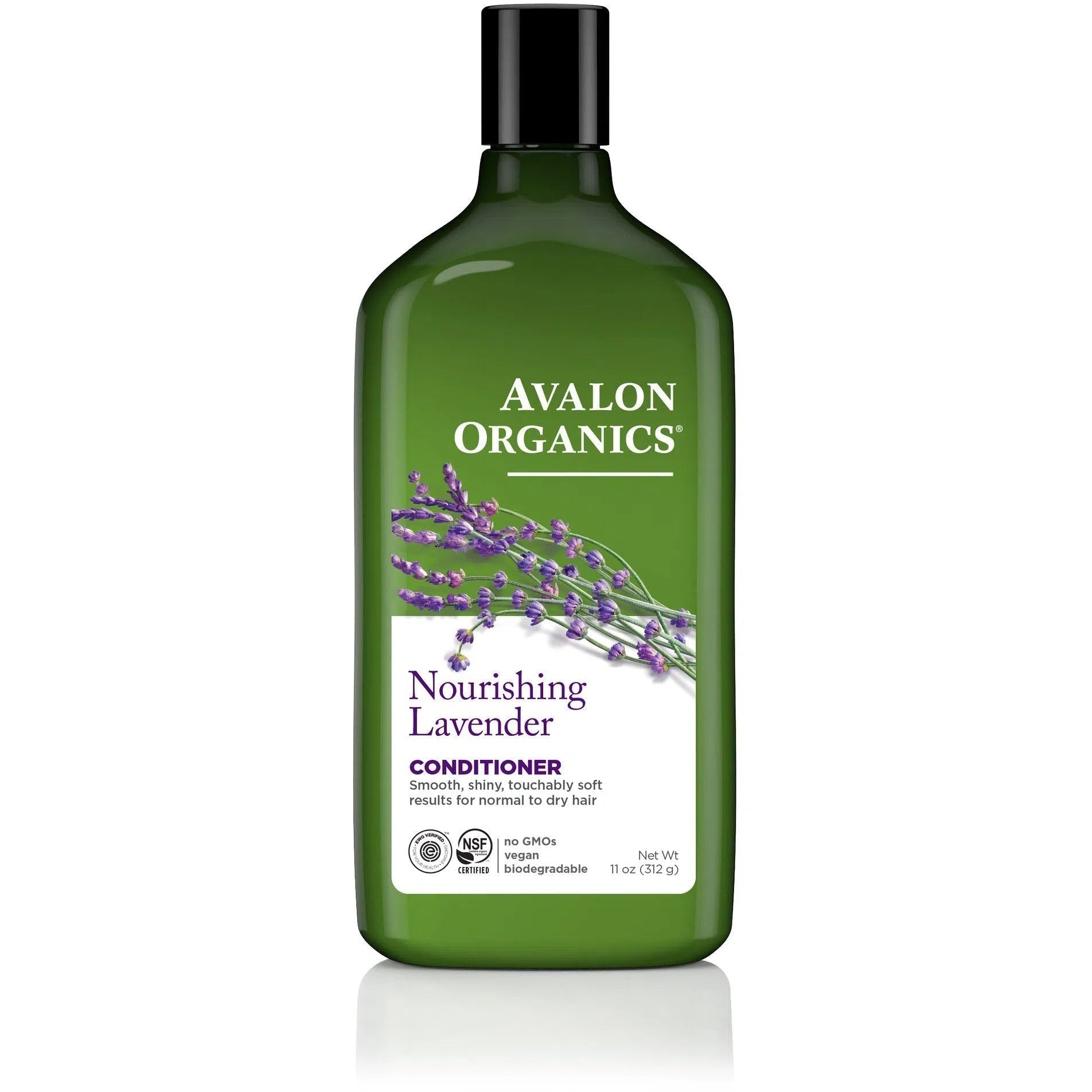 Avalon Organics Nourishing Lavender Conditioner for Dry Hair - Sulfate-Free, Vegan Hair Care with Essential Oils - Perfect for Damaged Hair Repair & Daily Moisturizing