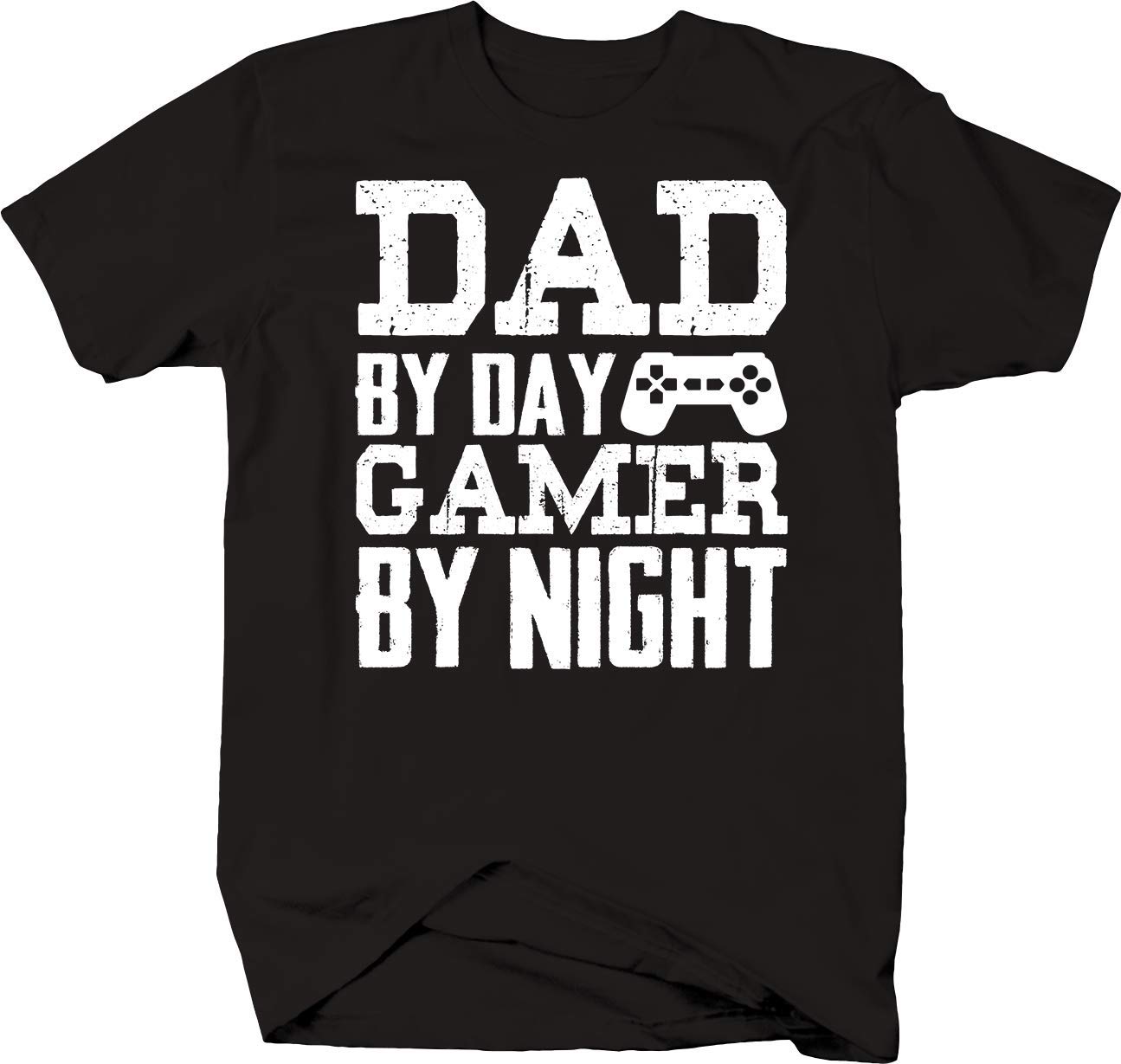 Funny Nerdy Dad Gamer T-Shirt - Cool Video Game Parent Gift for Day & Night - Perfect for Gaming, Father's Day & Casual Wear