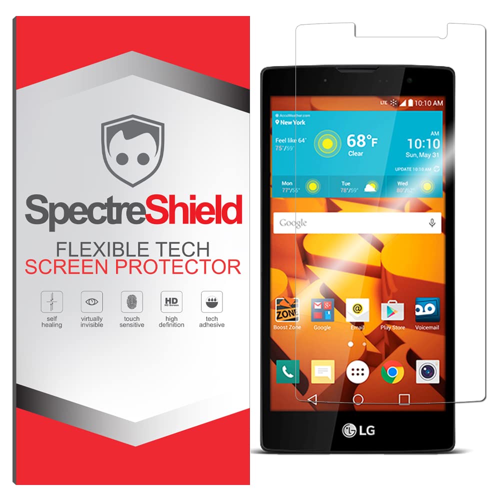 LG Volt 2 Screen Protector (2015 Model) - Flexible TPU Film, Case Friendly, Full Coverage Clear Protection - Perfect for Everyday Use & Outdoor Activities