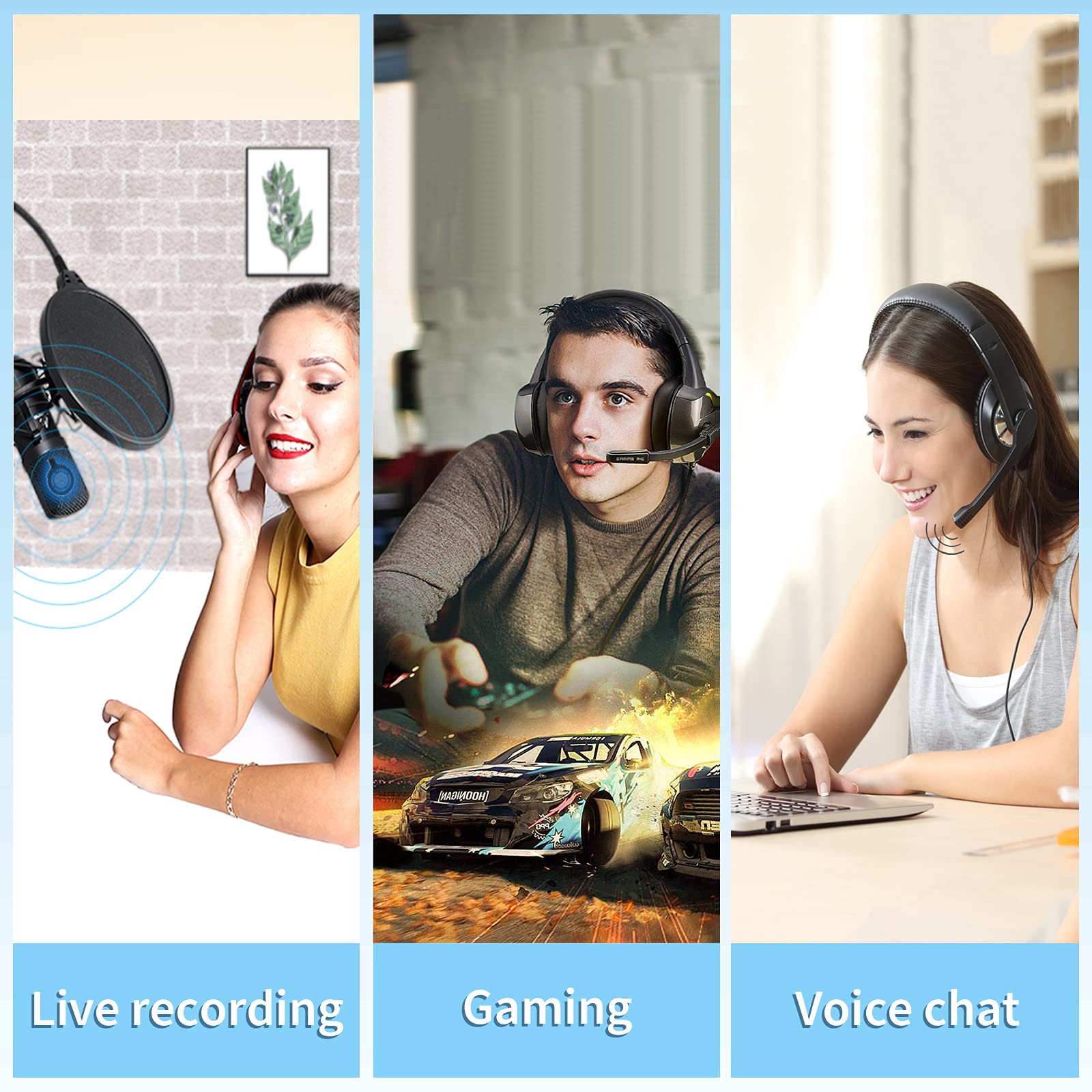 KiWiBiRD USB to 3.5mm Audio Adapter - External Sound Card with Microphone Support for Headphones & Earphones - Compatible with PS5, PS4, MacBook Pro/Air, Windows PC, Mac OS, Raspberry Pi - Perfect for Gaming, Video Calls & Music Streaming