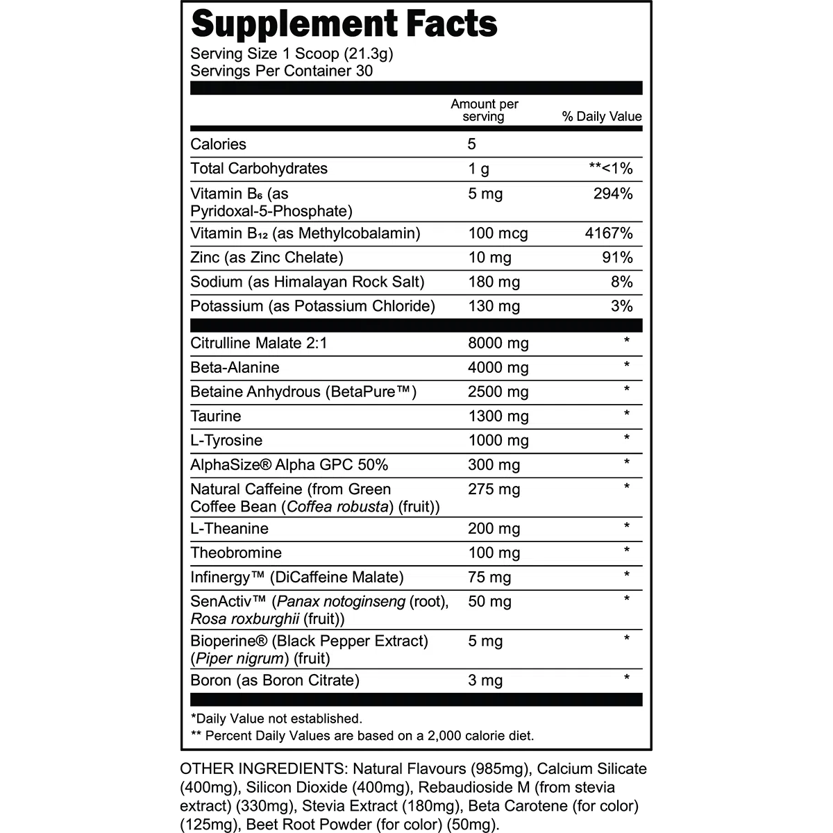 Transparent Labs BULK Black Elite Pre-Workout Powder - Premium Pre-Training Formula for Muscle Growth & Energy Boost | Gym & Fitness Supplement for Athletes & Bodybuilders