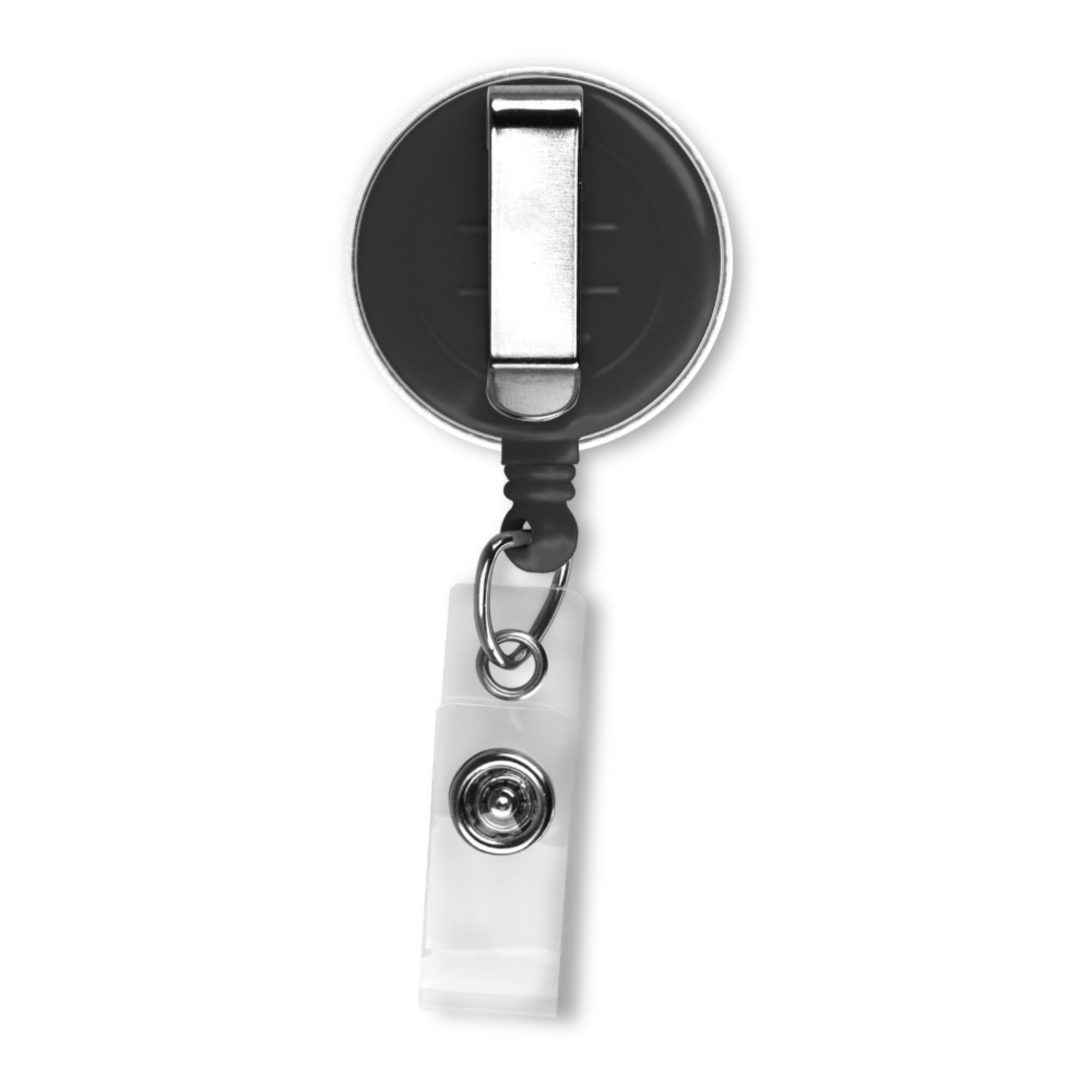 Thin Blue Line Badge Reel - K9 German Shepherd ID Holder for Police & Military