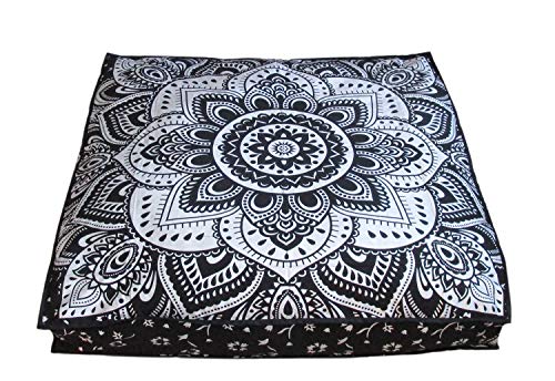 Black Silver Flower