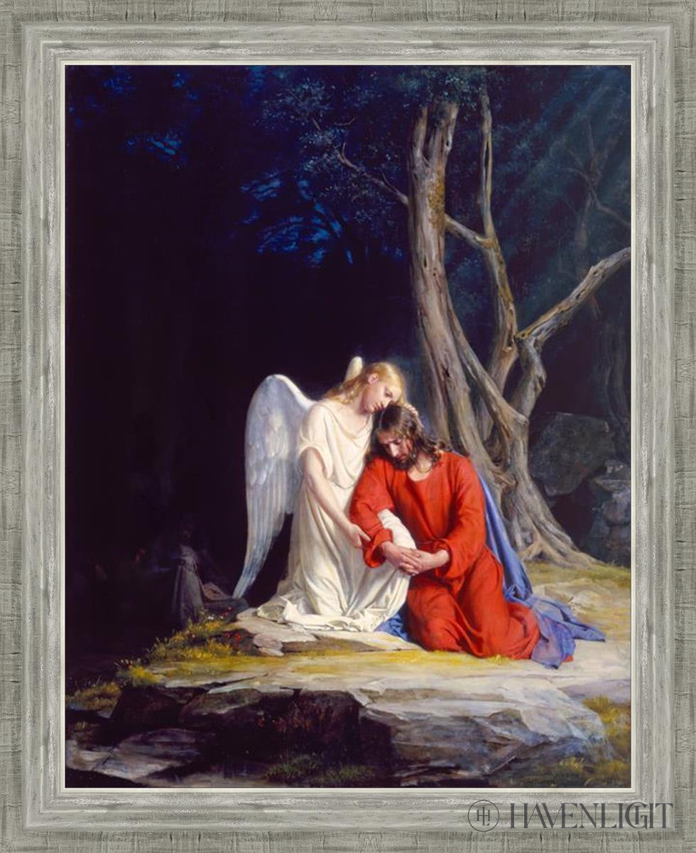 Gethsemane By Carl Bloch - Religious Wall Art, Jesus Christ Painting, Biblical Home Decor for Church, Living Room & Prayer Space