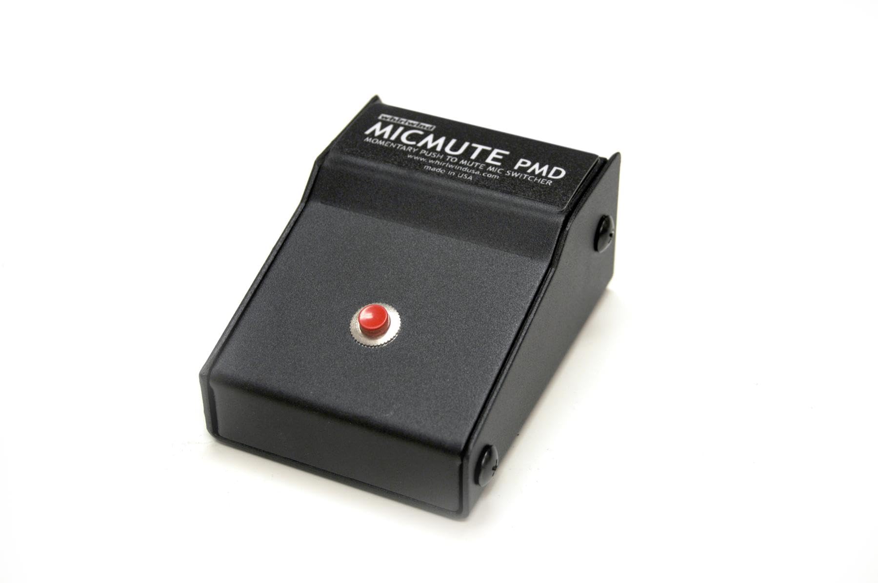 Micmute PMD Desktop Microphone Mute Switch Box - Push-to-Mute USB Mic Control for Podcasting, Streaming & Online Meetings | Noise Canceling Mic Accessory for Home Office & Gaming Setup