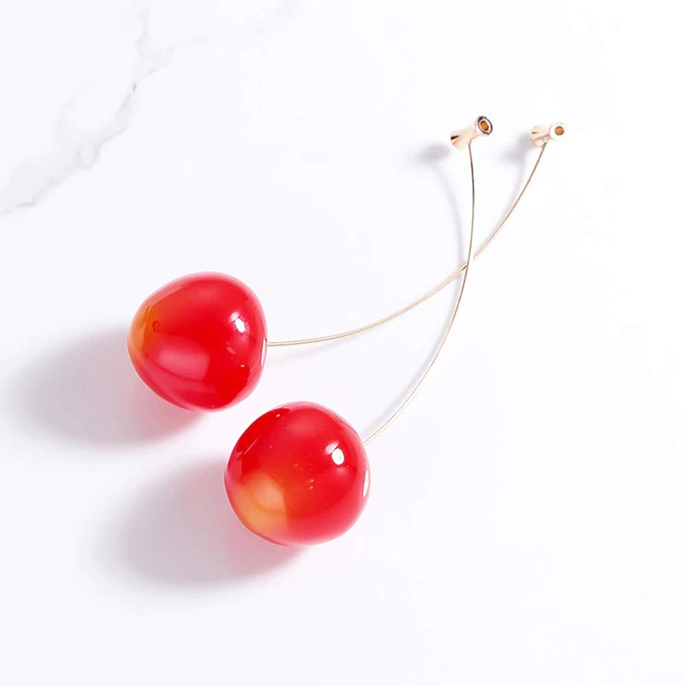 Kakyoin Cosplay Earrings - Red Cherry Anime Jewelry (0.5 oz) | Perfect for JoJo's Bizarre Adventure Fans, Anime Conventions & Themed Parties