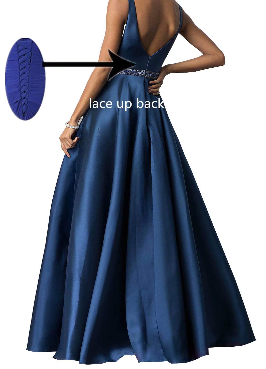 Elegant Gold Satin A-Line Prom Dress with Pockets - Women's Formal Gown Size 6 for Homecoming, Wedding & Special Occasions