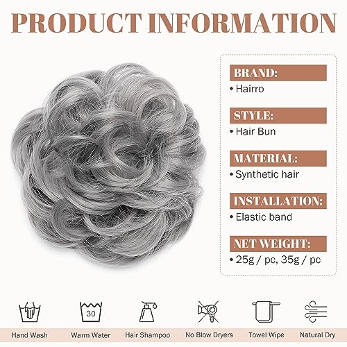 Messy Bun Hair Piece for Women - Synthetic Hair Extensions for Quick & Easy Updos - Perfect for Weddings, Parties & Everyday Styling