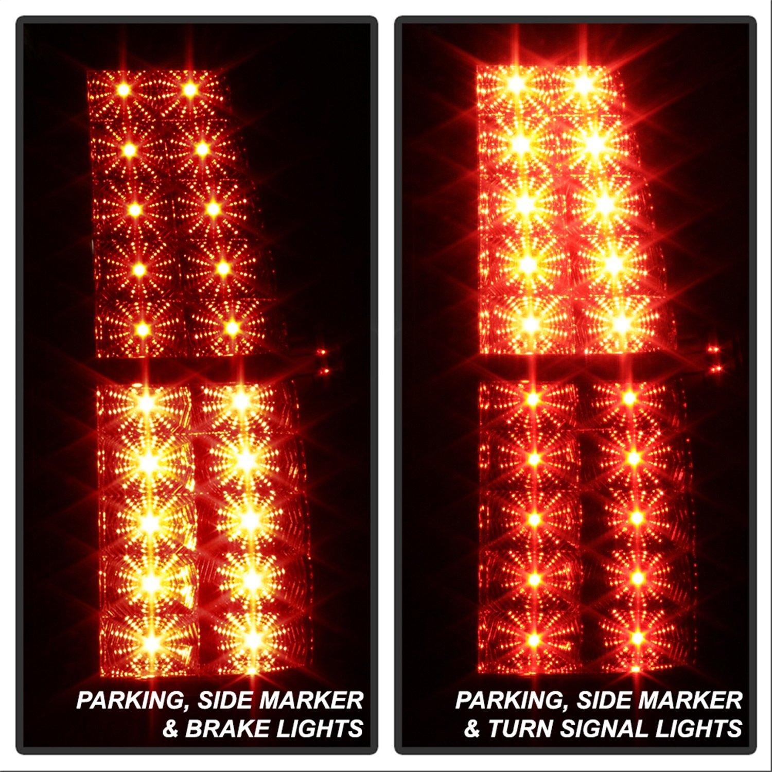 Spyder Auto 5078087 LED Tail Lights Black/Smoked - High-Performance Brake Lights for Trucks & SUVs
