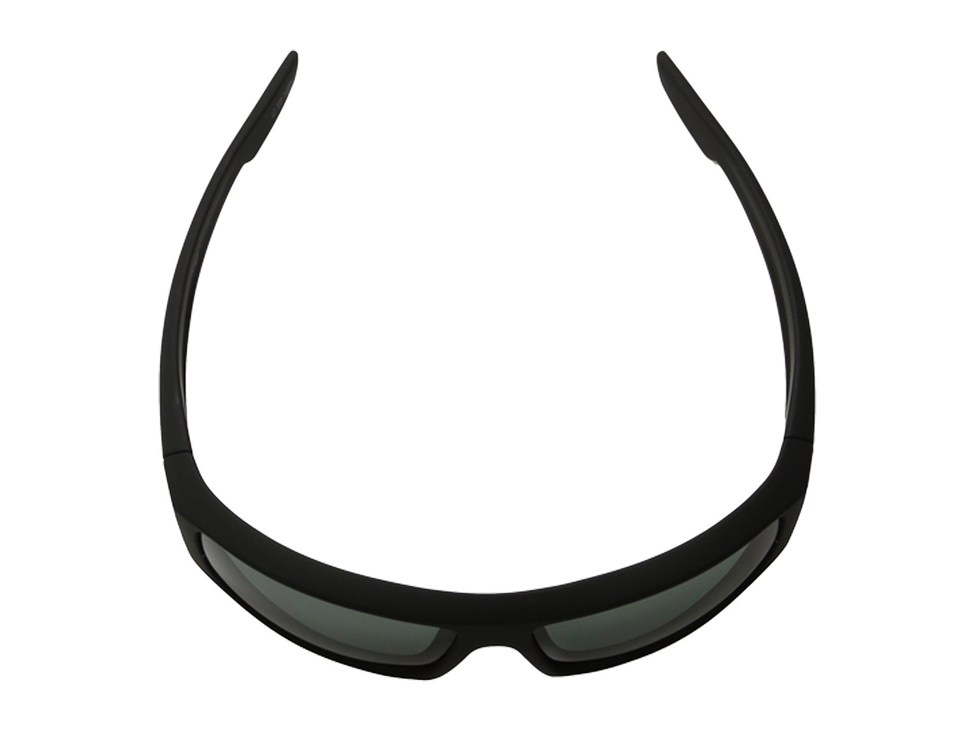 Spy Optic Logan Sunglasses Matte Black with Happy Grey Green Lens - Polarized UV Protection for Men & Women - Perfect for Outdoor Sports, Driving, and Beach Activities