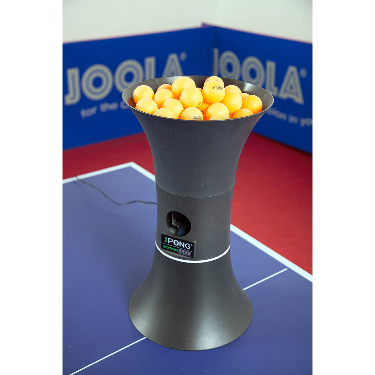 iPONG Trainer Motion Table Tennis Robot Set with ABS Balls - Professional Ping Pong Training Equipment for Home & Office Use