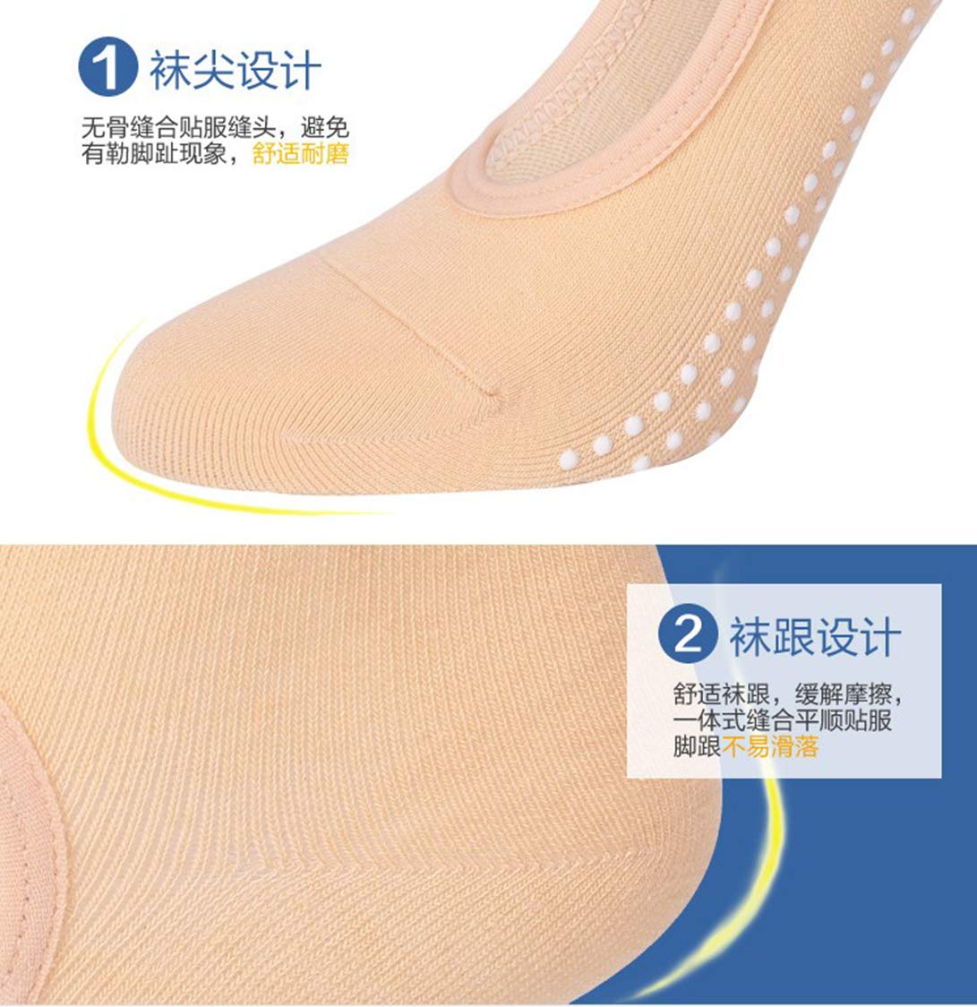 Non-Slip Yoga Socks for Women with Grip - Anti-Skid Pilates, Ballet Barre & Dance Socks - Perfect for Yoga, Workouts, Home Exercise & Studio Classes