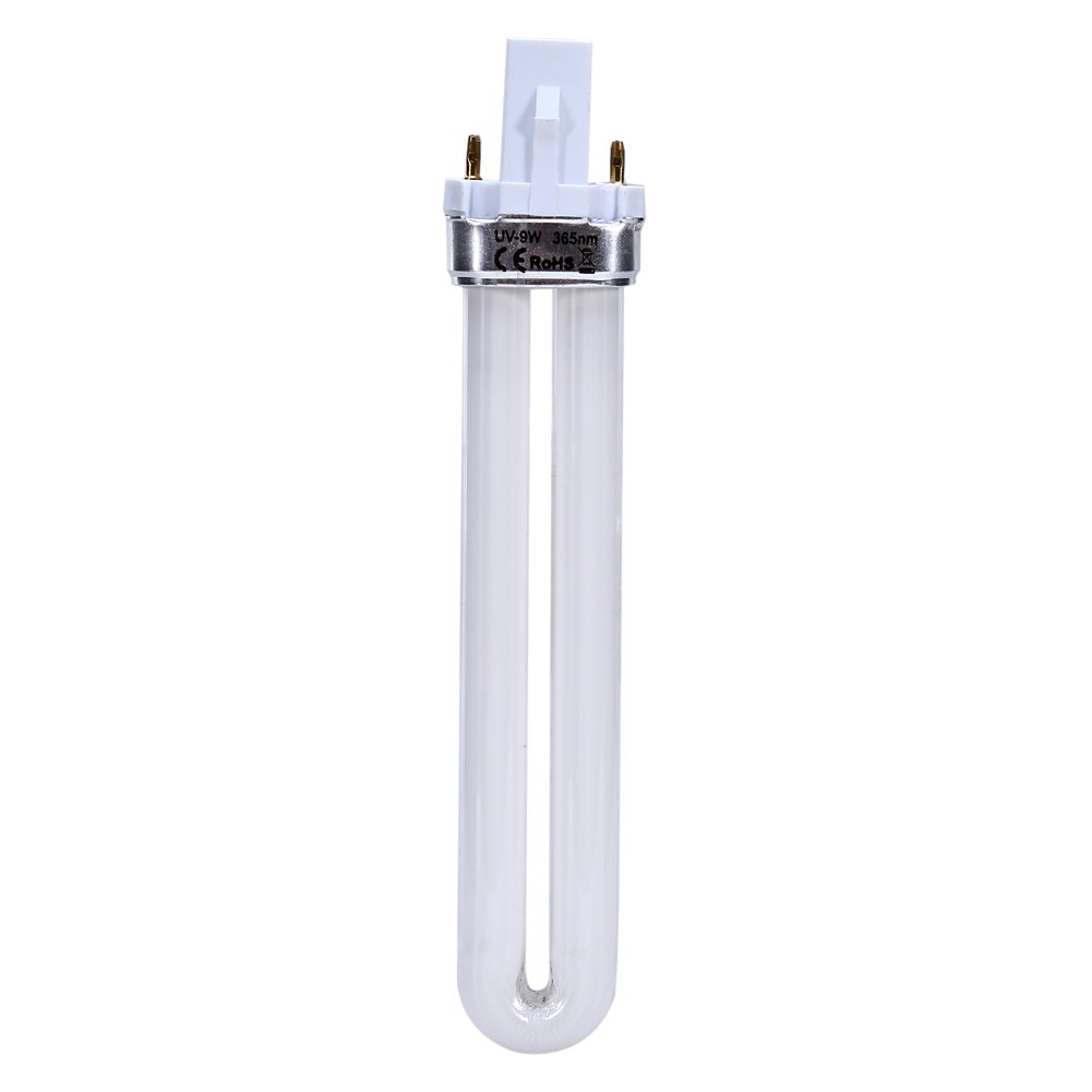9W UV Nail Lamp Replacement Bulbs for Gel Polish Curing - Professional Salon & Home Nail Art Supplies (Perfect for Manicures, Pedicures & DIY Nail Extensions)