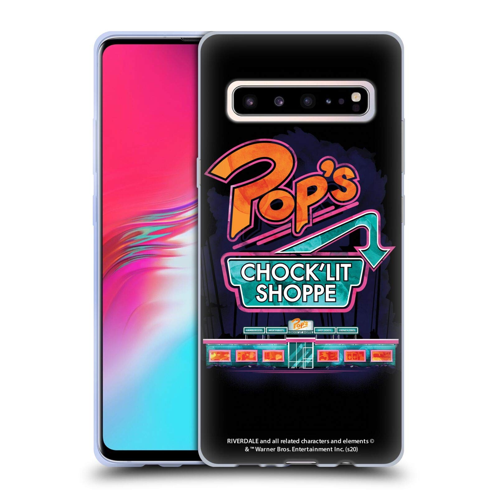 Head Case Designs Riverdale Pop's Art Soft Gel Case for Samsung Galaxy S10 5G - Officially Licensed Protective Cover for Daily Use & Style