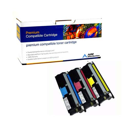 Konica Minolta bizhub C10/C10X Compatible Toner Cartridge Combo Pack (Cyan, Magenta, Yellow) - AIM Replacement for A00WCMY - Perfect for Office Printing & Small Business Documents