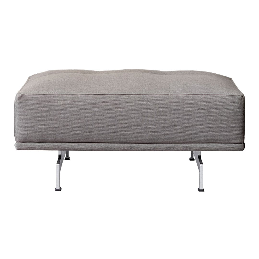 Erik Jørgensen Delphi Ottoman - Premium Leather Footstool & Lounge Chair Companion for Living Room, Bedroom, or Office Decor