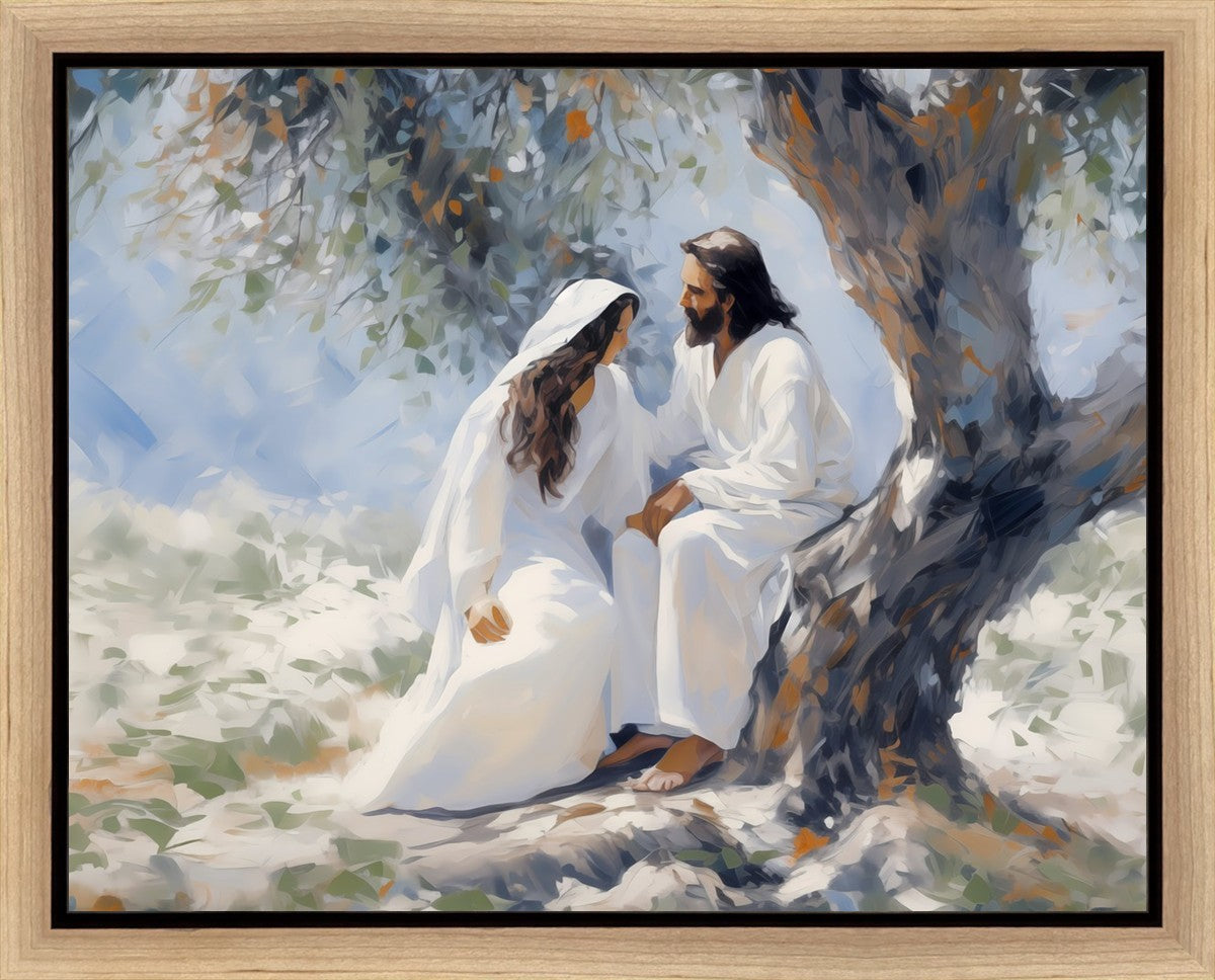 Abide With Me Gallery Wrap Canvas - High-Quality Wall Art for Home & Office Decor - Perfect for Living Room, Bedroom, and Gift Giving
