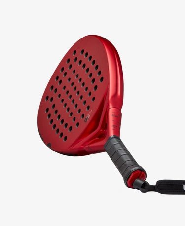 Wilson Bela ELITE V2 Padel Racket - Professional Carbon Fiber Paddle Tennis Racket for Advanced Players (Red/Black) - Perfect for Competitive Padel Matches & Training Sessions