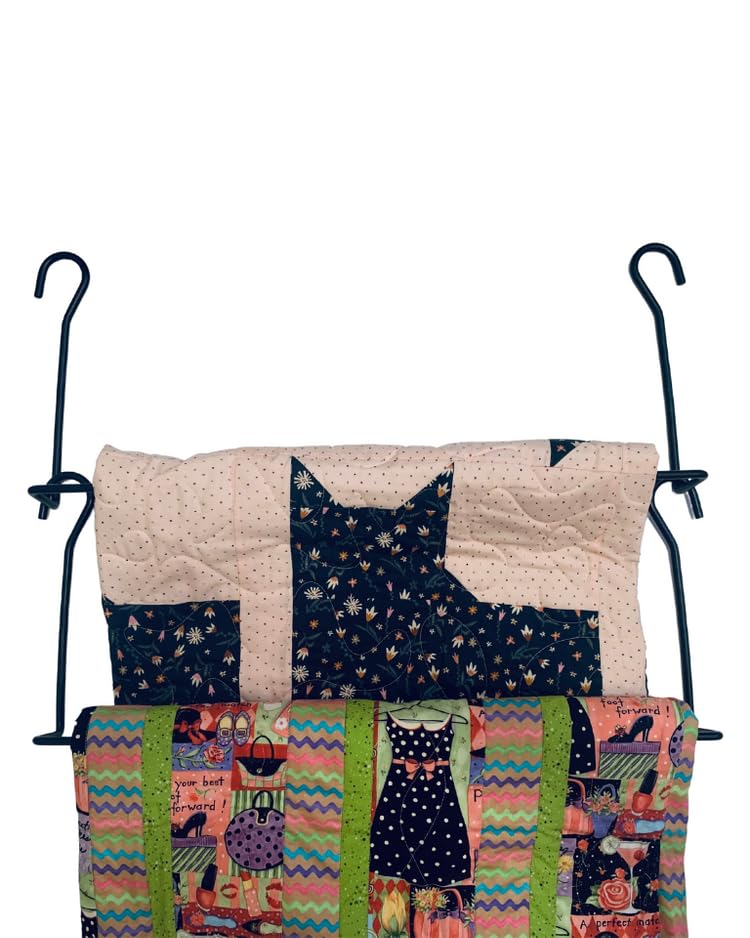 Cascades for Quilt Keeper - 2 Separate Hanging Bars for Original Quilt Keeper | Perfect for Bedroom Storage & Quilt Organization