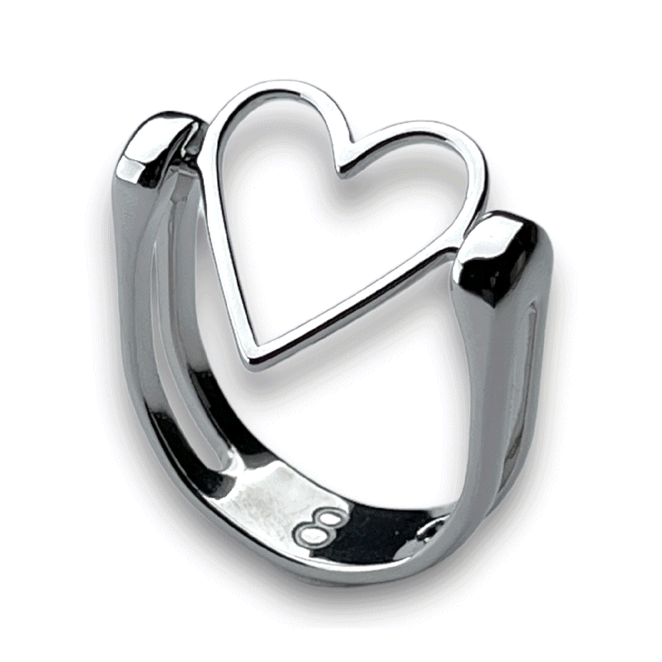 Heart-Shaped Open Element Pendant Necklace - Perfect for Valentine's Day Gifts, Anniversaries & Romantic Occasions