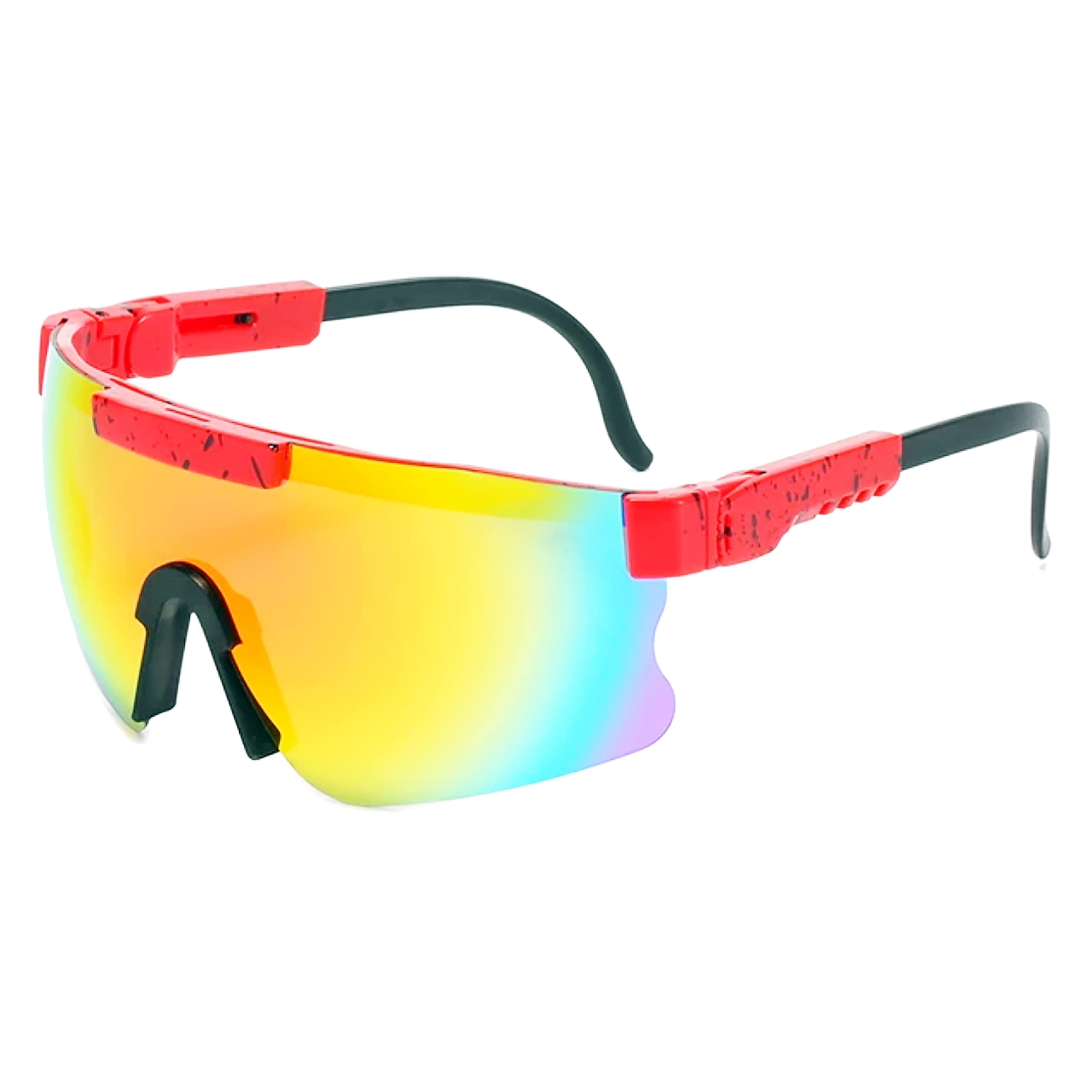 Polarized Sports Sunglasses for Men & Women - UV400 Protection, TAC Lens, Mirror Coating - Perfect for Running, Cycling, Hiking & Outdoor Activities