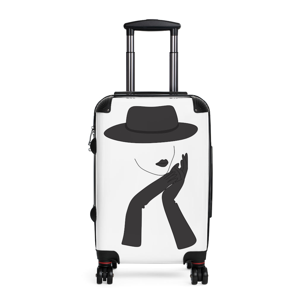 Stylish Women's Carry-On Cabin Suitcase - Lightweight Travel Luggage for Business Trips & Weekend Getaways