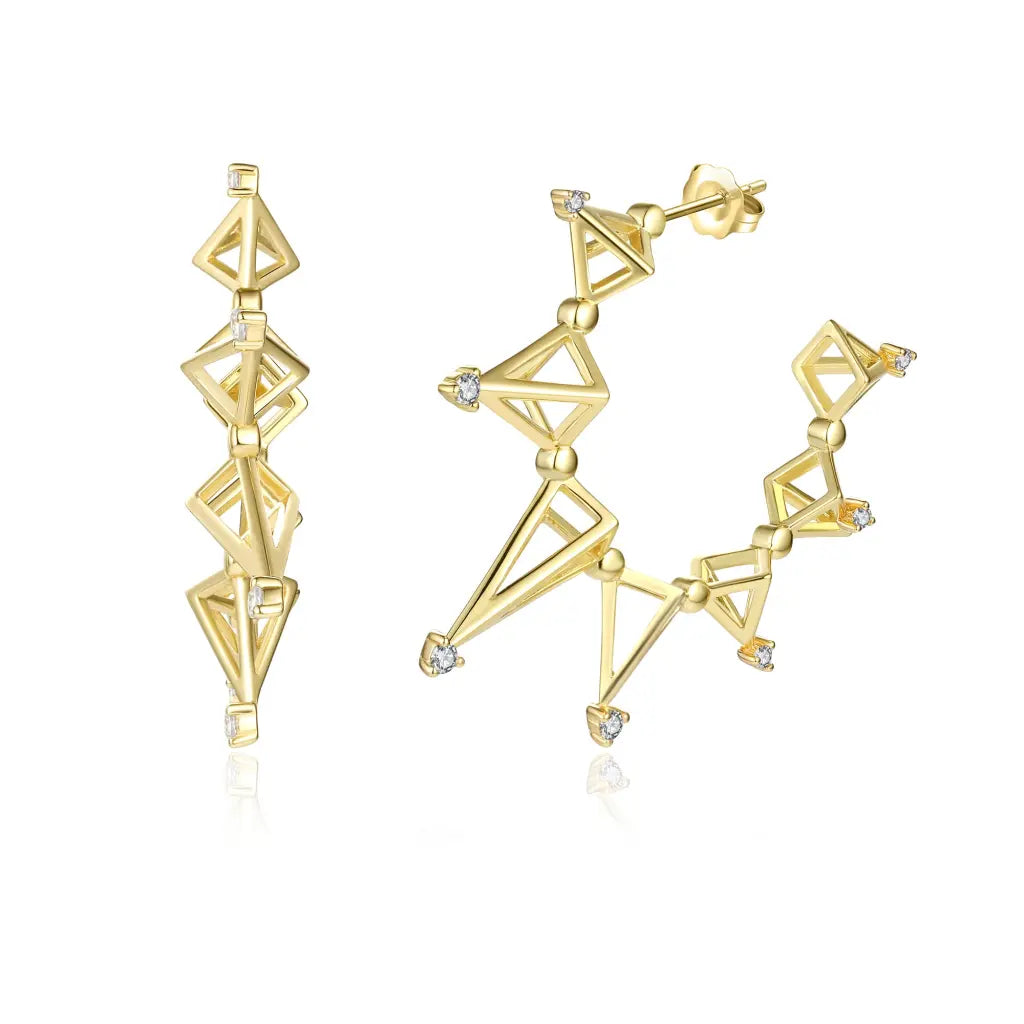 Polaris Hoops Crystal - Elegant & Durable Stainless Steel Nose Rings for Women | Perfect for Everyday Wear, Parties & Special Occasions