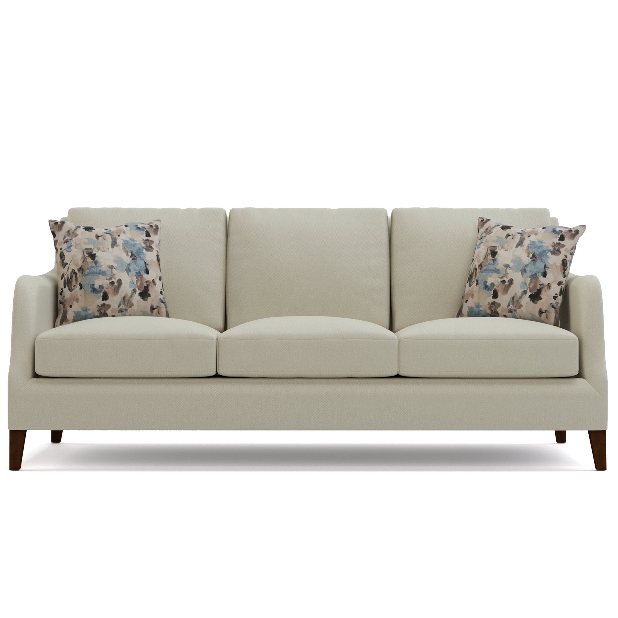 Harper Sofa - Modern 3-Seater Fabric Couch with Sturdy Wooden Legs for Living Room, Lounge & Office - Comfortable and Stylish Home Furniture