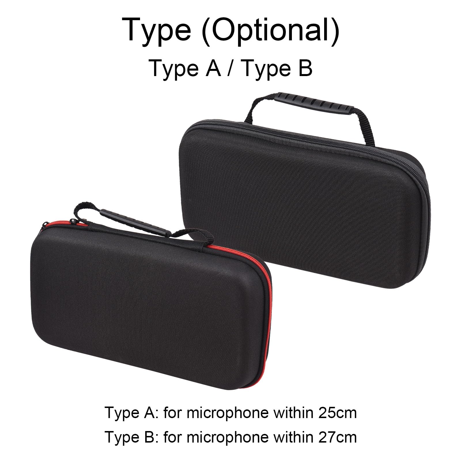 Premium Water-Resistant Shock-Proof Dual Microphone Carrying Case - Protective Storage Bag for 2 Mics - Ideal for Travel, Studio, Live Performances & Outdoor Recording