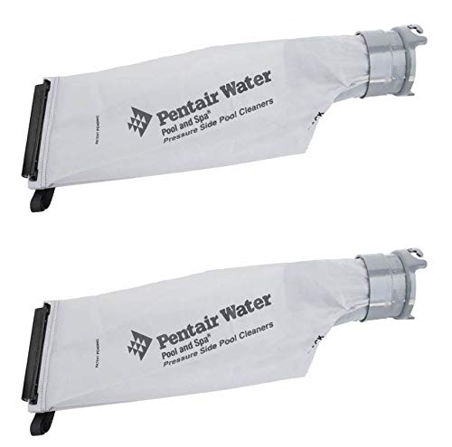 Pentair 360009 Letro Legend Snap Lock Cleaner Gray Replacement Debris Bags - Compatible with Pool Cleaners - Durable & Washable for Easy Maintenance - Ideal for In-Ground Pool Cleaning