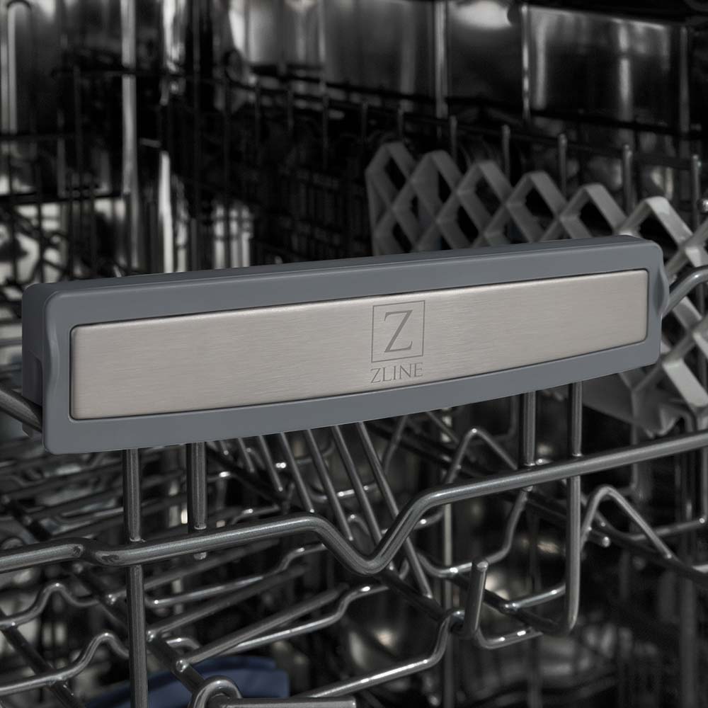 ZLINE 18 Inch Tallac Series 3rd Rack Top Control Dishwasher - Stainless Steel Tub & Panel, Ultra Quiet 51dBa (DWV 304 18) - Perfect for Modern Kitchens, Small Homes & Apartments
