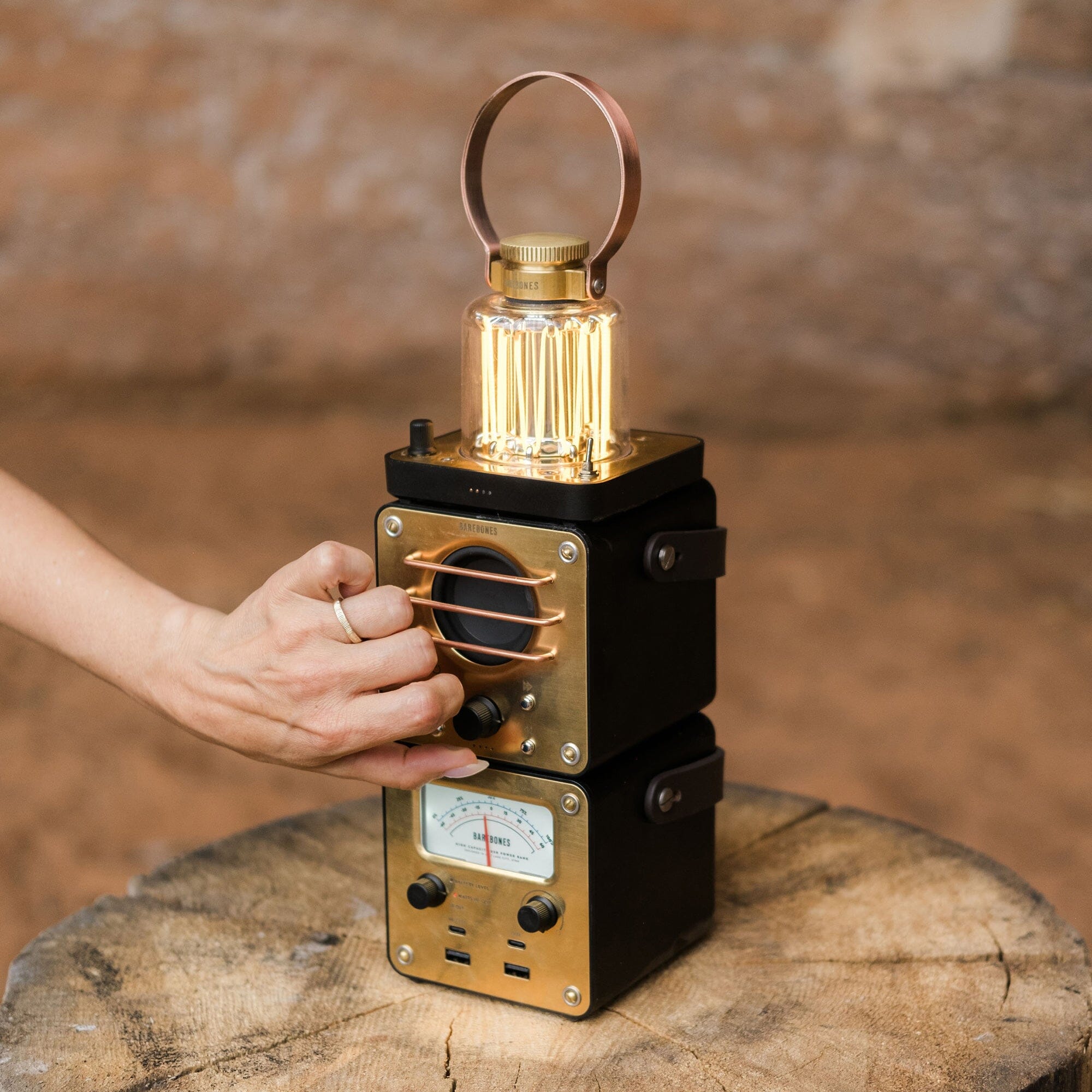 Premium Wooden Block Tower Speaker - High-Quality Bluetooth Speaker for Home, Office & Outdoor Use - Perfect for Parties, Music Lovers & Audiophiles