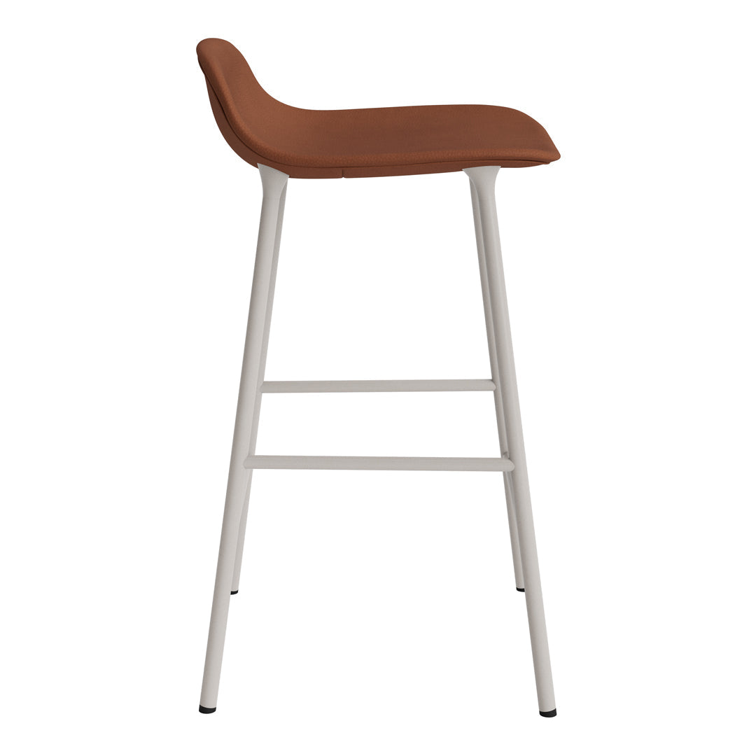 Modern Form Counter Stool with Sturdy Metal Legs & Comfortable Upholstered Seat - Perfect for Kitchen Islands, Breakfast Bars & Home Decor