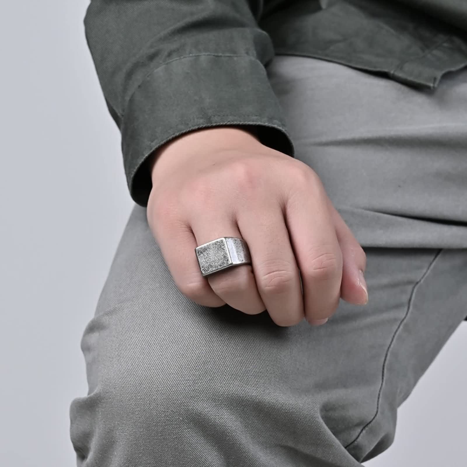 Trendy Stainless Steel Matching Promise Rings for Couples - Simple Western Jewelry for Women & Men - Perfect for Anniversaries, Engagements and Romantic Gifts