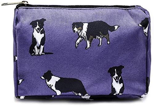 Border Collie Deep Sided Cosmetic Makeup Bag for Dog Lovers - Perfect Gift for Sheepdog Enthusiasts (Matching Accessories Available) | Great for Travel, Gym & Everyday Use