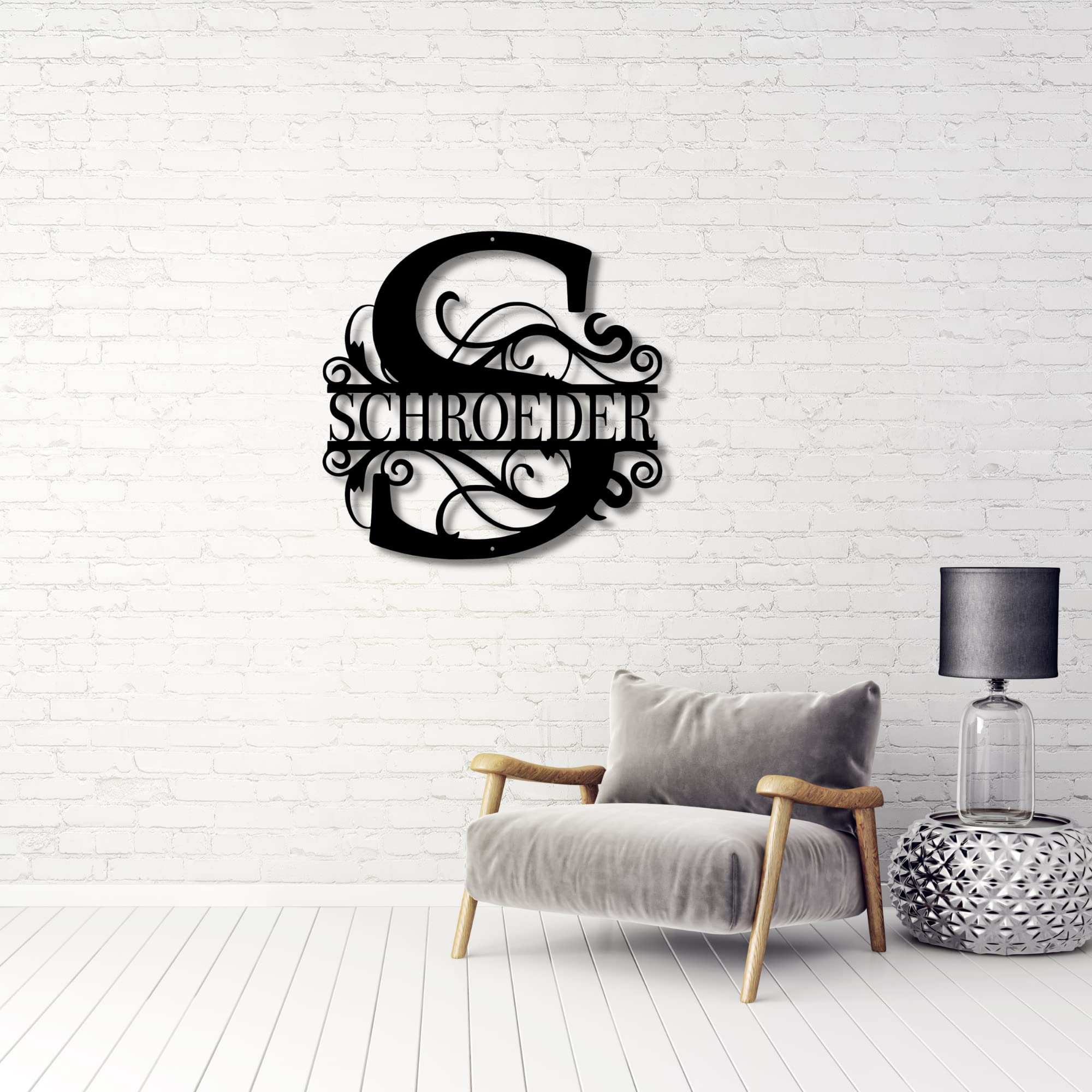 LaModaHome SCHROEDER Metal Wall Art Decor for Living Room & Bedroom