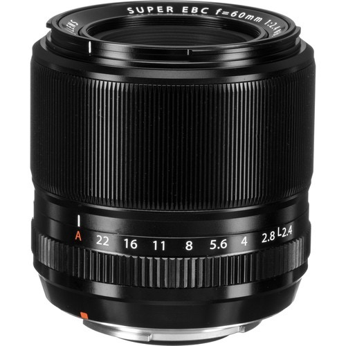 Fujinon XF 60mm f/2.4 R Macro Lens for Fujifilm X-Mount Cameras - Sharp Portrait & Close-Up Photography for Professionals